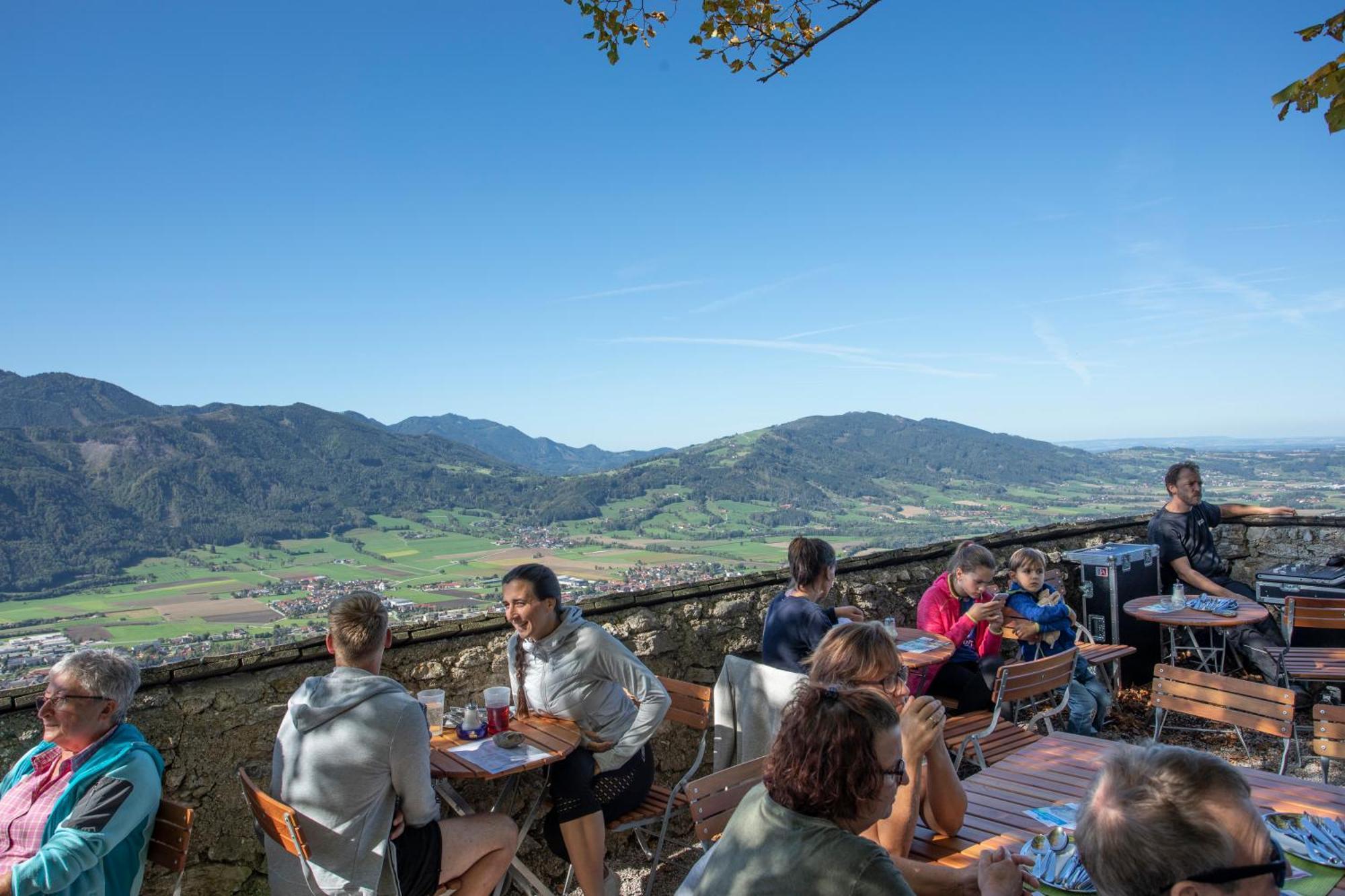 Burg Altpernstein Hotell Micheldorf in Oberösterreich Exteriör bild