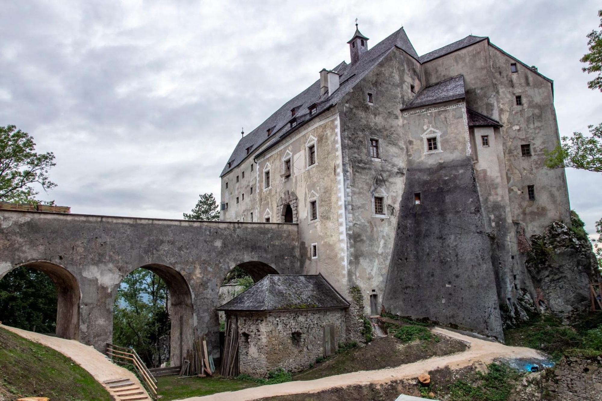 Burg Altpernstein Hotell Micheldorf in Oberösterreich Exteriör bild