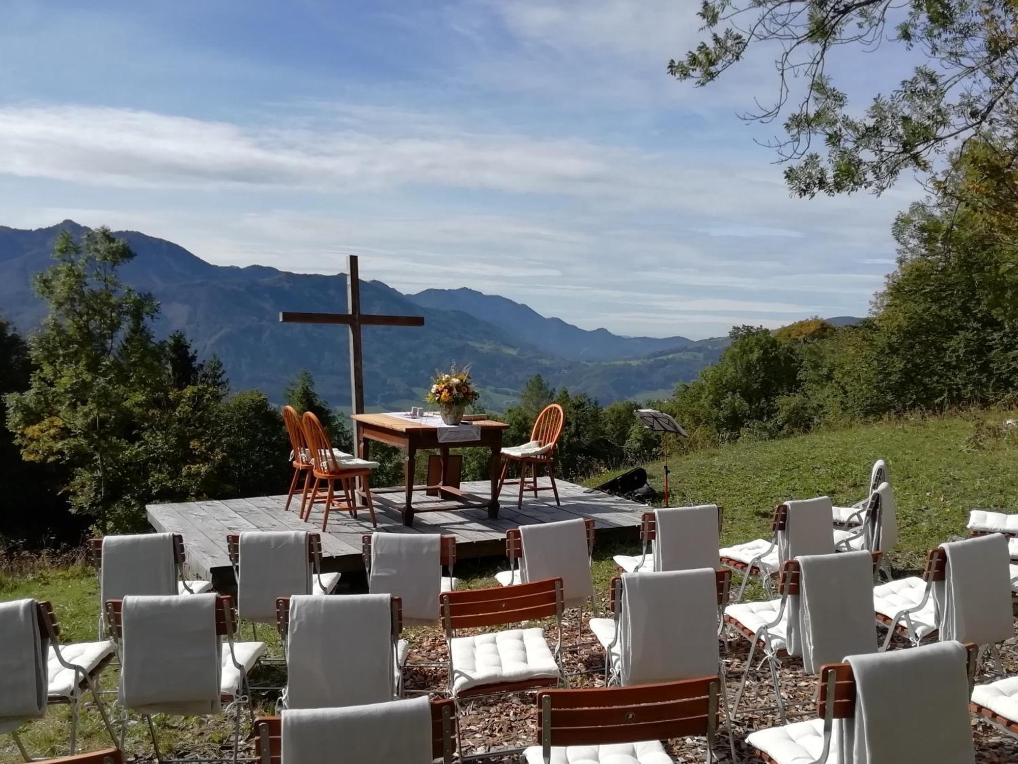 Burg Altpernstein Hotell Micheldorf in Oberösterreich Exteriör bild